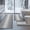 Grey, variant on Bathroom Rugs Sets 3 Piece, Toilet Rugs U-Shaped Contour Bath Mat Set, Long Striped Absorbent Non Slip Chenille Shower Mat, Light Taupe
