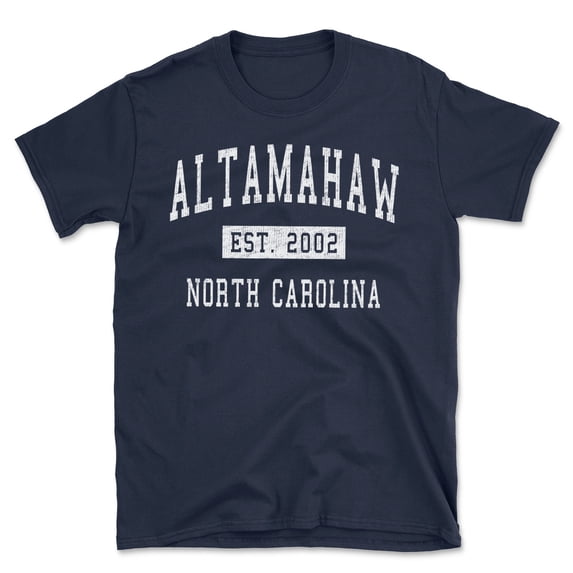 Altamahaw North Carolina Classic Established Men's Cotton T-Shirt