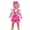 A-Hot Pink623, variant on JAJAHO Baby Girl Clothes Summer 3 Piece Sets Romper Outfits Sleeveless Ruffle Bodysuit Floral Suspender Shorts With Headbands 3-24M Comfortable Outfit