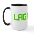 thumbnail image 2 of CafePress - Lag Kills - 15 oz Ceramic Large White Novelty Mug, 2 of 4