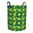 thumbnail image 2 of Balery Tennis Balls Round Laundry Basket with Handles Waterproof Freestanding Laundry Hamper for Clothes Toys in the Dorm and Family-Small, 2 of 8