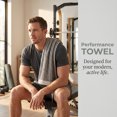 thumbnail image 6 of REGALWOVEN 100% Cotton Striped Hand Towels, Soft Absorbent Quick Drying Towel Sets for Home, Hotel, 14" x 32" Dark Grey 4, 6 of 7