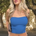 thumbnail image 4 of Mujeres bodycon sin espalda top sin mangas sexy vaina top pullover camisetas básicas camisas, 4 of 6