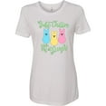 thumbnail image 3 of Inktastic Funny Easter Just Chillin' with My Peeps Women's T-Shirt, 3 of 5