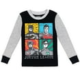 thumbnail image 3 of DC Comics Justice League Batman Superman The Flash Big Boys Pajama Shirt and Pants Sleep Set Toddler to Big Kid, 3 of 5