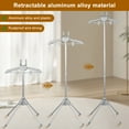 thumbnail image 4 of Steamer Clothes Rack With Ironing Glove Floor Standing Garment Steamer Stand Foldable Garment Steamer Rack Lightweight Adjustable Height Steamer Stand Rack for Steaming Clothes, 4 of 9