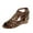 Khaki, variant on 2025 Clearance! 50% Off Clear! asdoklhq Womens Espadrilles, Women Flat Shoes Hollow Wedge Heel Casual Large Size Sandals Shoes