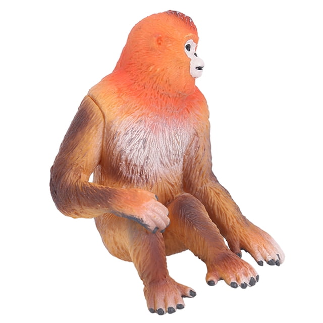 Golden Monkey Model Toy,Simulation Wildlife Golden Monkey Wildlife Golden Monkey Model Golden Monkey Model Decoration Professional Grade