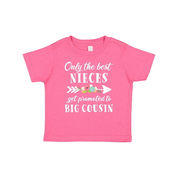 Inktastic Only the Best Nieces Get Promoted to Big Cousin Boys or Girls Baby T-Shirt