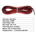 thumbnail image 2 of Extension Cable Wire Cord 2pin 22 AWG Parallel Wire 4M Length Red Black, 2 of 5