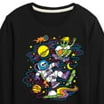 thumbnail image 3 of Instant Message - Skateboarders In Space - Toddler & Youth Long Sleeve Graphic T-Shirt, 3 of 6