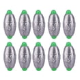 thumbnail image 1 of 10pcs 5 Sizes Removable Split Shot Sinkers Weights Fishing Sinker Tackle Kits, 1 of 5