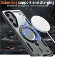thumbnail image 2 of Funda Magnética para Samsung Galaxy S25 FE Funda con soporte [Compatible con MagSafe] Protección Militar contra Caídas Funda de teléfono de TPU Suave Duradera a prueba de golpes, 2 of 6