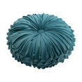 thumbnail image 1 of Coussin Rond en Velours Sarcelle - Ensemble de 2, 1 of 4