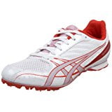 ASICS Women's Hyper-Rocketgirl 4 Track & Field Shoe,White/Petal Pink/Cherry,8.5 B US