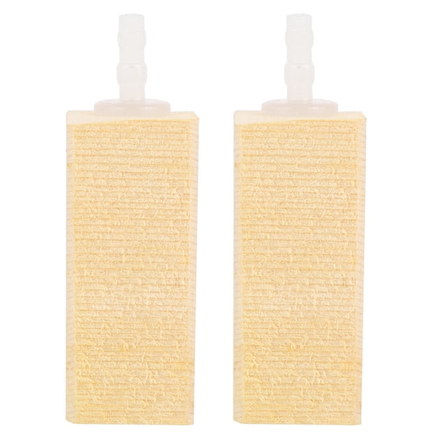 GOOHOCHY 2 piezas de oxígeno Aire Bubbler Stone Práctico Burbuja de madera Piedra de madera Herramienta de burbujas de aire pequeño de burbujas