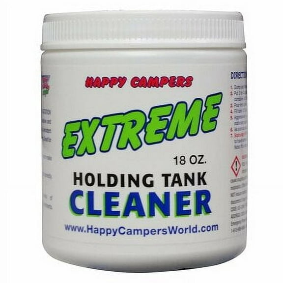 Happy Campers Extreme Cleaner, Liquid Holding Tank Treatment, RV Sewer System Accessories