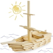 Brybelly Holdings TCDG-018 Constructables - Pine Wood Building Planks, 150 Piece