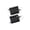 A Black, variant on Tactical Mini Pouch, Black Zippered Water Resistant, 1 Pack Portable Carabiner Attachment, For Military Enthusiasts Outdoor Camping Hiking Running Sports to Store Keys Small Accessories