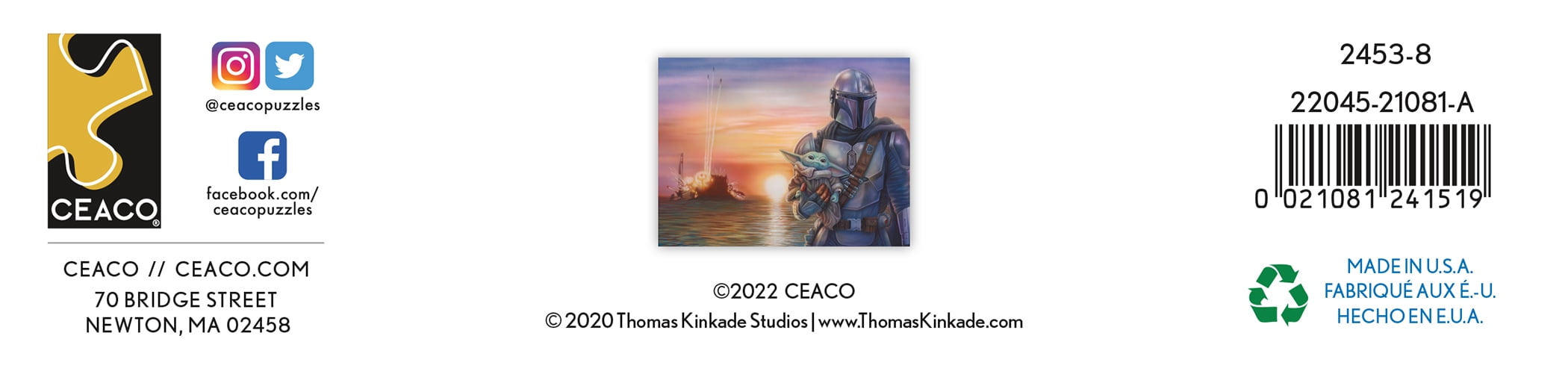 Ceaco - Thomas Kinkade - Mandalorian - A New Direction - 550 Piece Interlocking Jigsaw Puzzle