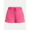 thumbnail image 5 of Terra & Sky Women's Plus Waffle Shorts, Sizes 0X-4X, 5 of 5