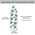 thumbnail image 6 of HELLHERO Iron Padding Cover Iron Pad Board Cover Easy Cleaning Ironing Board Protective Cloth 15x54 Inch Non Fading Cloth Cover Hook and Loop Fasteners Removable Cover Monstera Deliciosa Leaf, 6 of 6