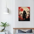 thumbnail image 3 of ONETECH Japanese Samurai Wall Art Armored Samurai Painting Canvas Prints 16\x20\, 3 of 4