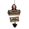 thumbnail image 3 of Letrero colgante de Madera YONGSHENG con calabaza bruja para Halloween, 3 of 5