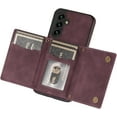 thumbnail image 6 of for Samsung Galaxy A54 5G Crossbody Wallet Case for Women, Bling Glitter PU Leather Phone Case with RFID Blocking Card Holder Cover for Samsung Galaxy A54 5G SZ Red, 6 of 8