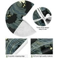 thumbnail image 2 of FMSHPON Halloween Halloween Bat Black Xmas Christmas Tree Skirt Stand Mat for Holiday Party Decoration Indoor Outdoor 48 inches, 2 of 6