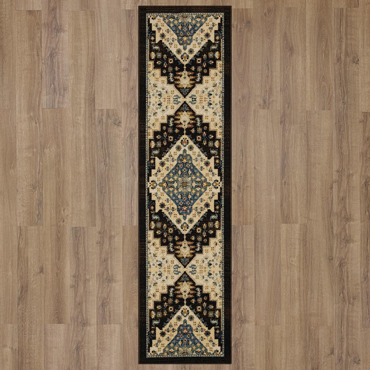 Mohawk Home Parten Printed Area Rug, Brown, 2' x 8'