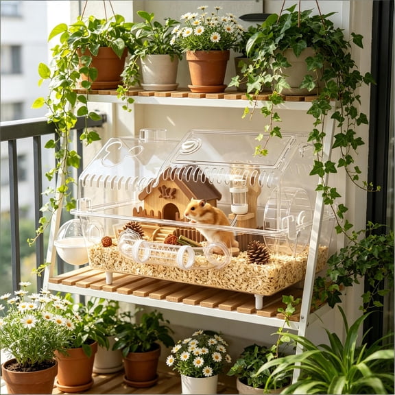 Small Animal Habitat Cage, Hamster Cage Pet Cage