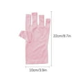 thumbnail image 2 of TERGAYEE Anti UV Gloves,Nail Lamp UV Shield Glove,Protect Hands Nail Art Stretchy Fingerless Glove for Nail Lamp Dryer,Protect Hands from UV Harm, 2 of 4