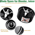 thumbnail image 2 of 3X Blade Replacement Part Compatible for Magic-(250W, MB1001 Series)Blade Stainless Steel Blade Spare, 2 of 5