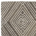 thumbnail image 2 of SAFAVIEH Micro-Loop Colton Geometric Diamonds Area Rug, Dark Grey/Ivory, 5' x 5' Square, 2 of 4