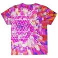 thumbnail image 2 of Sri Yantra Sacred Geometry All Over Youth T Shirt Multi YXL, 2 of 2