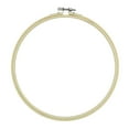 thumbnail image 3 of Tnarru 5-6pack Natural Bamboo Embroidery Hoops Cross Stitch Circle Frame DIY Needlework 6 Pcs, 3 of 8