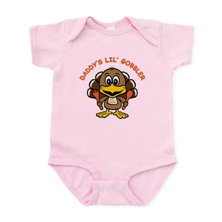 

CafePress - Daddy s Lil Gobbler Infant Bodysuit - Baby Light Bodysuit Size Newborn - 24 Months