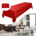 thumbnail image 2 of Bgsha Satin Tablecloth Table Cloth 145x260cm for Banquet Decor Wedding Dining Table, 2 of 10