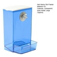 thumbnail image 7 of Soumake Bird Feeder With Dustproof Lid Automatic Clear Anti-Spill Mount Budgie Cockatiel Conure Food Dispenser Pet Supplies Practical, 7 of 7