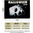 thumbnail image 3 of Michael Myers Blanket Halloween Blanket Horror Movie Blanket Flannel Fleece Throw Blanket for Kids Adults Bedding (Style-1, 40"x50"), 3 of 6