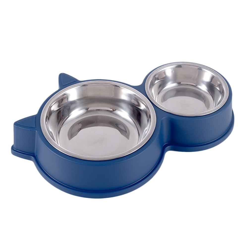 Popvcly Dog Cat Bowls Stainless Steel Double Dog Food and Water Bowls
