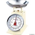 thumbnail image 3 of Cream 3kg Stainless Steel Analogue Retro Traditional Kitchen Weighing Scales, 3 of 4