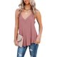 thumbnail image 3 of Camisetas de tirantes con cuello en V holgado para mujer, camisetas sin mangas informales de verano, camisetas holgadas, 3 of 6