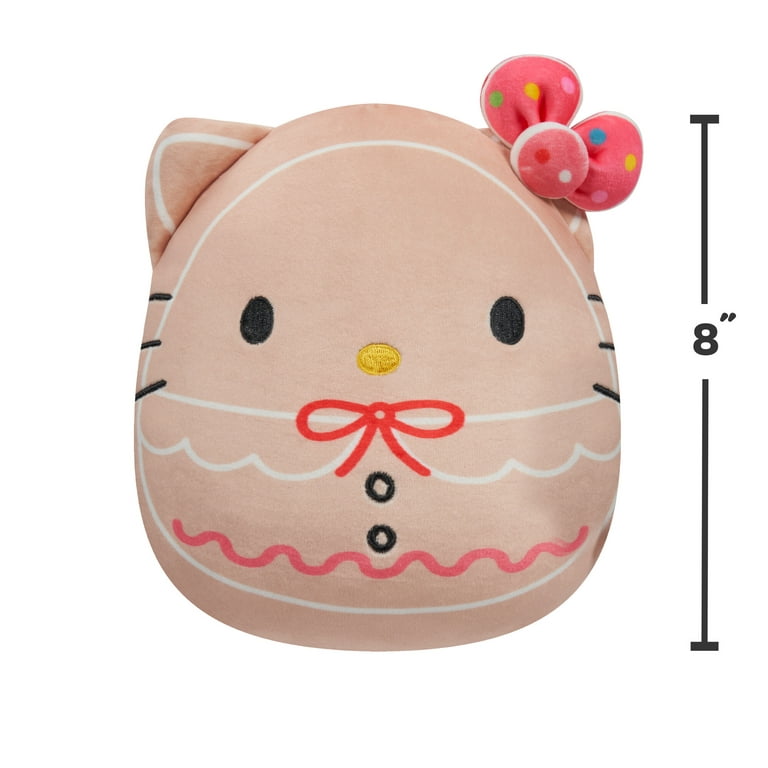 Squishmallows Sanrio 8-inch Hello Kitty Pink Gingerbread Plush Child's  Ultra Soft Plush 