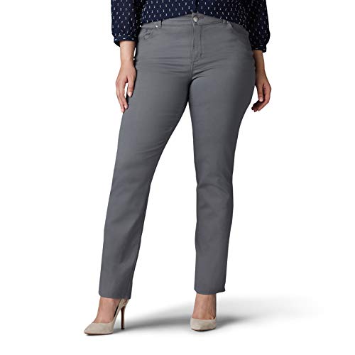 lee relaxed fit straight leg mid rise pants