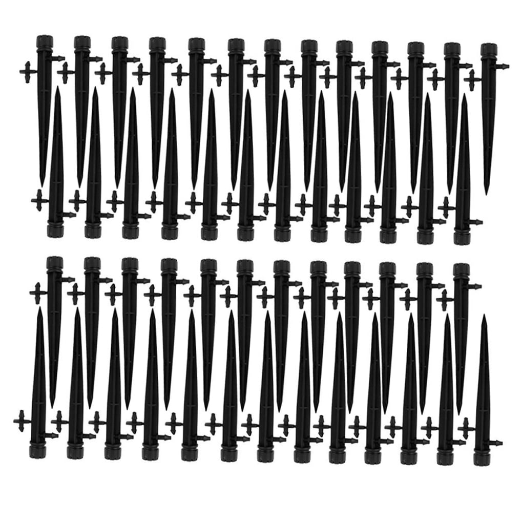 SKISUNO Gardening Tool Adjustable Irrigation Dripper Black 50pcs Polypropylene