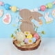 thumbnail image 5 of Easter Wooden Ornaments Rabbits Easter Eggs Flower Style Home Bucolic Style Desktop Cute Decoration, 5 of 6