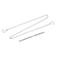 thumbnail image 2 of HAMPPLIES 2Set Decorative Metal Chain Decor For Hanging Posters Outdoor Use Silver, 2 of 6