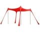 thumbnail image 1 of Toldo Sombra para Playa Portatil 3x3 Fácil de Armar UPF+50 rojo, 1 of 10